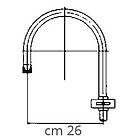 Forniture Nautiche Italiane 3030325 Aluminium 5 Steps Ladder Durchsichtig 135 x 32 cm