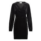 Vila Omlottklänning viKatja L/S Short Velvet Wrap Dress