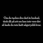 Dunken Chef är korkad T-shirt