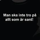 Dunken Man ska inte T-shirt