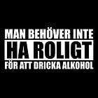 Dunken Man behöver inte ha roligt T-shirt