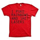 Hybris I Puke Rainbows And Shit Lasers T-Shirt