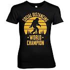 Hybris Social Distancing World Champion Tjej T-shirt
