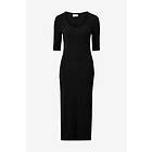 Calvin Klein Klänning Modal Rib Midi 1/2 Slv Dress