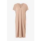 Vila viBrielle V-neck S/S Midi Dress Natur