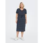 Only Carmakoma Klänning carMay S/S V-neck Calf Dress