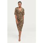 Zizzi Omlottklänning eCi 1/2 Mesh Midi Wrap Dress