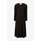 Selected FEMME Klänning Slfsilla LS O-neck Plisse Midi Dres