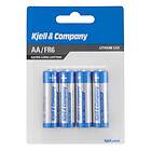 Kjell & Company AA-litiumbatterier 4-pack