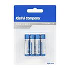 Kjell & Company AAA-litiumbatterier 4-pack