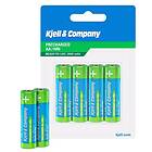 Kjell & Company Laddningsbara AA-batterier 2600 mAh 4-pack