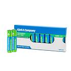 Kjell & Company Laddningsbara AAA-batterier 950 mAh 10-pack