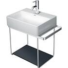 Duravit Glashylla DuraSquare till Benställning 600 mm, svart 0099648400