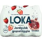 Loka Jordgubb/Granatäpple 12x33cl Flaska inkl pant