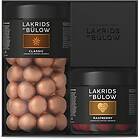Lakrids by Bülow Classic Black Box Caramel Regular & Crispy Raspberry Small 420g