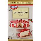 Dr Oetker Dr. Gelatinblad 12st