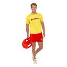 Smiffys Baywatch med T-Shirt Maskeraddräkt Medium