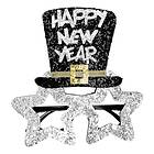 Silver Glasögon Happy New Year