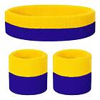 Hedlundgruppen Svettarmband & Pannband Blue/Gul