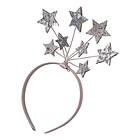 Ginger Ray Pink/Silver Diadem med Stjärnor Barn