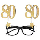Santex Glasögon med Siffra Guld 80