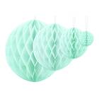 PartyDeco Honeycomb Boll Light Mint 40 cm