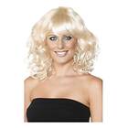 Smiffys Blond Peruk med Lockar One size
