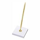 PartyDeco Penna med Hållare Guld