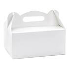 PartyDeco Tårtbox Vit 10-pack