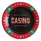 Santex Papperstallrikar Casino 10-pack