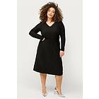 Zizzi Klänning caDania L/S Blk Dress