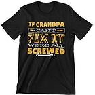 Dunken If grandpa can't fix it T-shirt barn