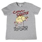 Hybris Cow and Chicken Balloon Kids T-Shirt (Yellow,7-8 år)