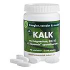 Magnesium DFI Grønne Vitaminer Kalk m. , K2 och D3 90 tabletter