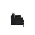 Venture Design Antibes 2-sitssoffa Black/mörkgrå 209.5 x 87 cm