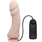 Realistic The big penis and vibrating dildo flesh 23,5 cm