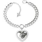 Guess Armband Gissa en kvinna som är amore JUBB01075JWRHRS Hjärthänge i rostfritt stål