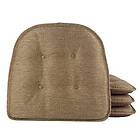 Omega Klear Vu Gripper tuftade möbler säker halkfri matstolskudde 4 Pack Guld