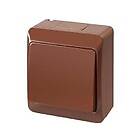 Hermes Elektroplast Two Way Switch Brown Ip44.0331-06