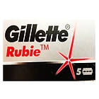 Gillette Rubie Double Edge Razorblades x5