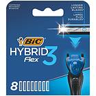 BIC Hybrid 3 Flex 8 st Rakblad hos Luxplus