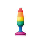 Medium Pleasure Plug Rainbow