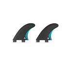 Medium Roam Quad Rear Fin Set two tab black