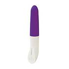 Cascade Flow silikonvibrator med inbyggd glidgel dispenser, lila – uppladdningsbar med magnetladdkabel, 1-pack