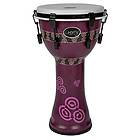 Liberty GEWA Djembé Series Mechanically Tuned 10" Abstract Bali Purple