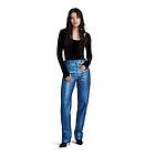 G-Star Raw Deep Scoop Slim Body långärmad, Svart (Dk Black D23789-d422-6484), XX