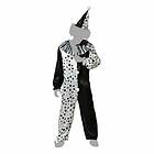 Kostym Clown Vuxna, unisex Grå XS/S