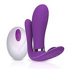 Purple Teazers Pleaser Vibrator Kraftfull vibrator för kvinnor med klitorisstimulator och fjärrkontroll Sexleksaker för kvinnor med anal, va