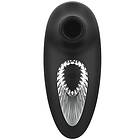 Deluxe BLACKSILVER DRAKE SUCKING VIBE SILICONE RECHARGEABLE BLACK