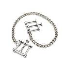 Silver Erotic Fashion ra7678 nippelklämmor, metall justerbar, 1-pack (1 x 1 styc